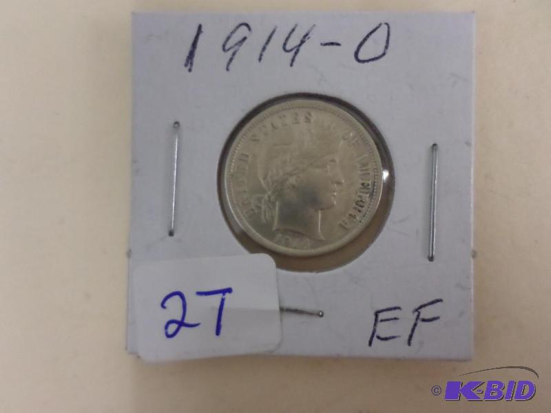 1914-O Barber Dime...
