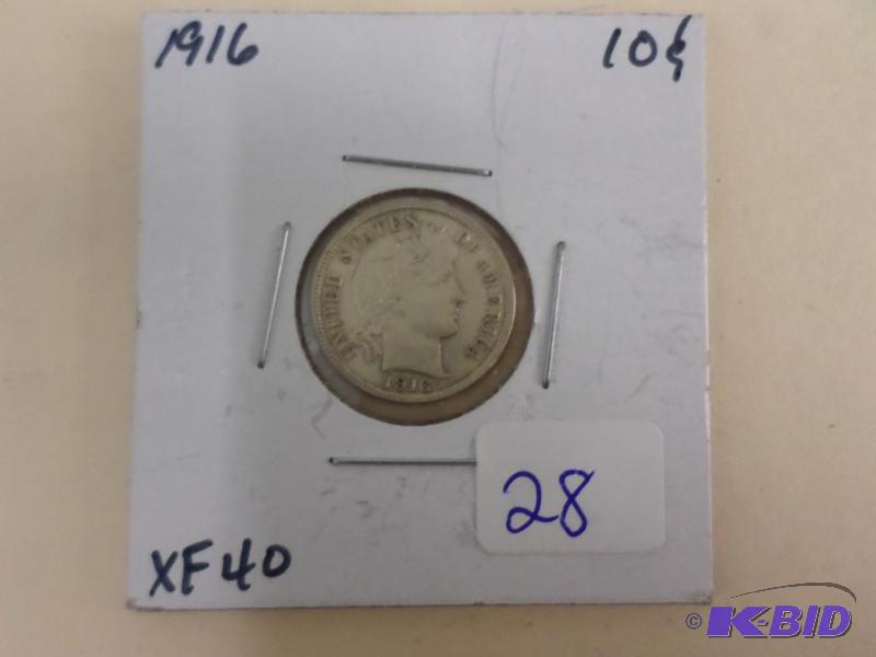 1916 Barber Dime...