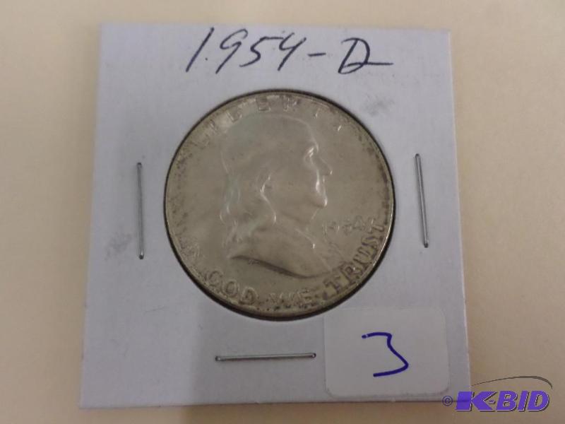 1954-D Franklin UNC Half Dollar...