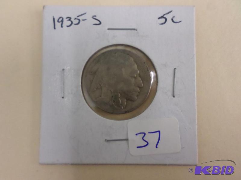 1935-S Buffalo Nickel...