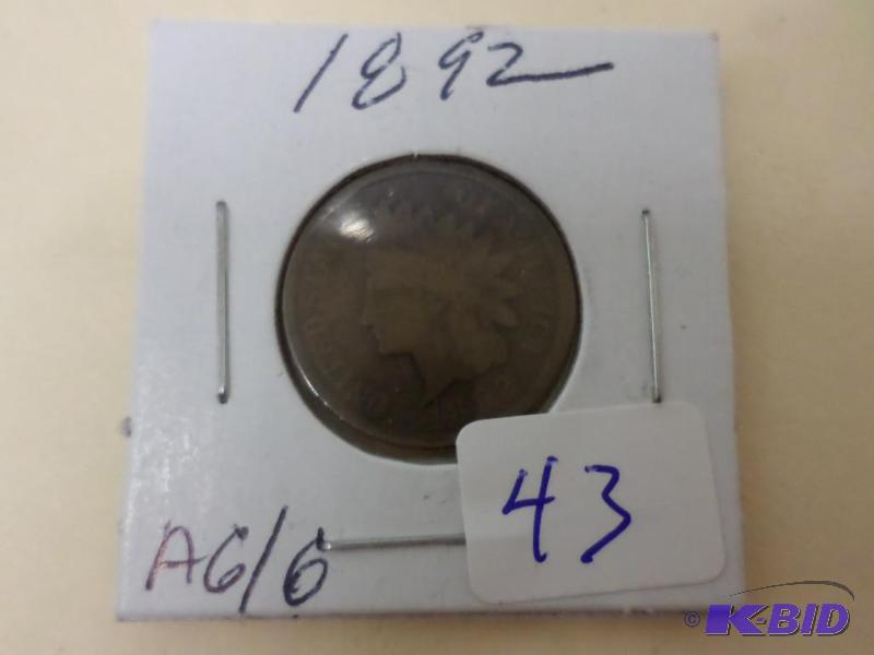 1892 Indian Head Penny...