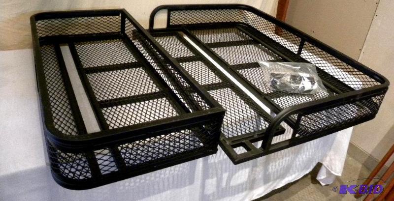 lot 13 image: ATV Front and Rear Basket Set, universal fit,...