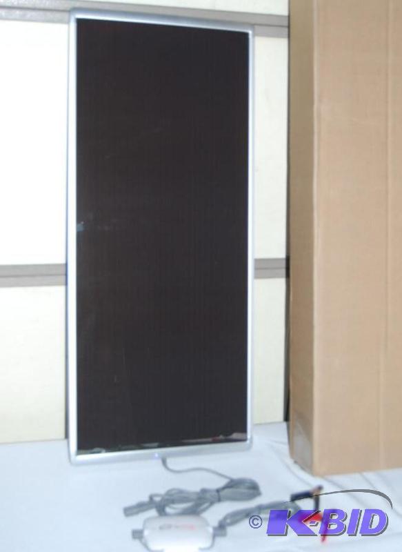 lot 30 image: 20W Solar Panel, weatherproof, blue LED indic...