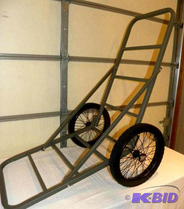 lot 45 image: Aluminum Deer Cart, 16" solid rubber spo...
