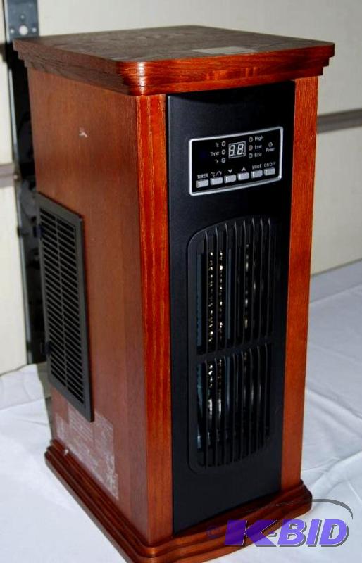 lot 46 image: Infrared Tower Heater, electronic thermostat ...