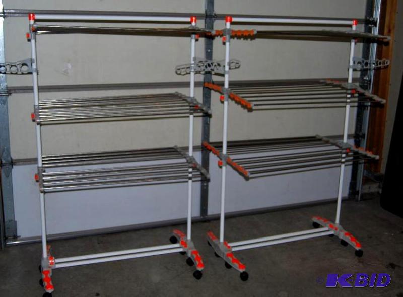 lot 63 image: Pair of MicroHearth Premium Laundry Drying Ra...