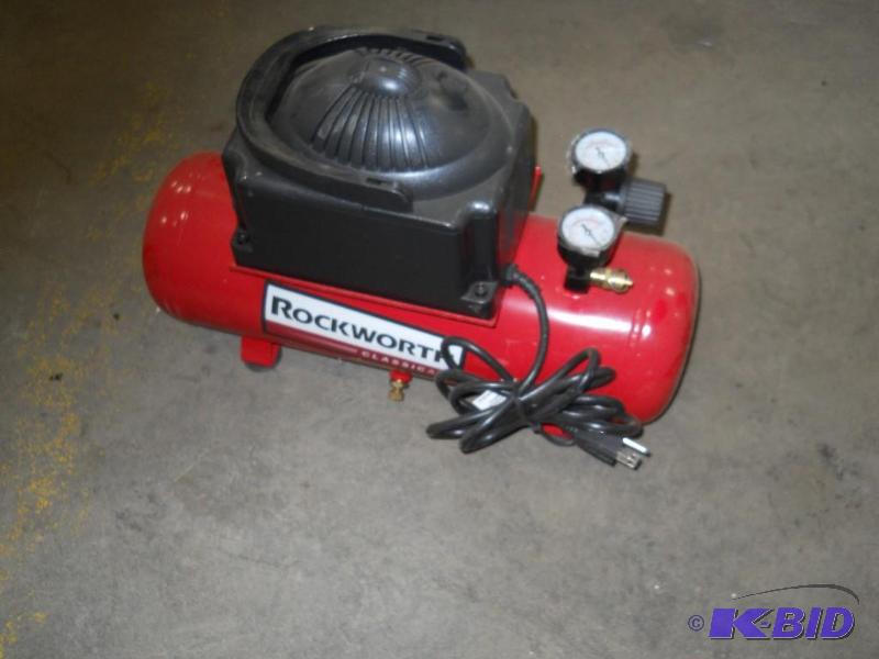 lot 9 image: Rockworth Air Compressor