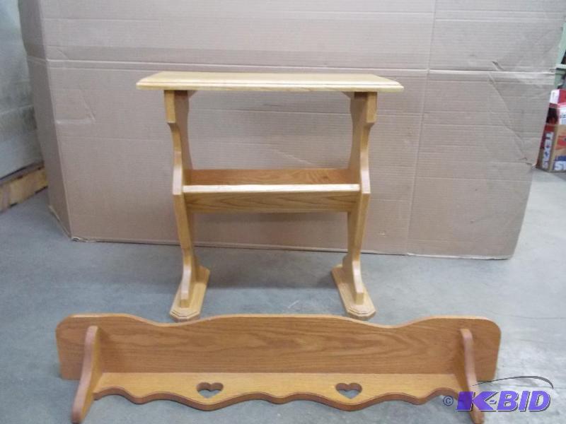 End Table and Shelf