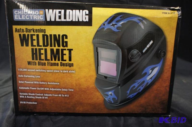lot 15 image: New Chicago Electric Auto Darkening Welding H...
