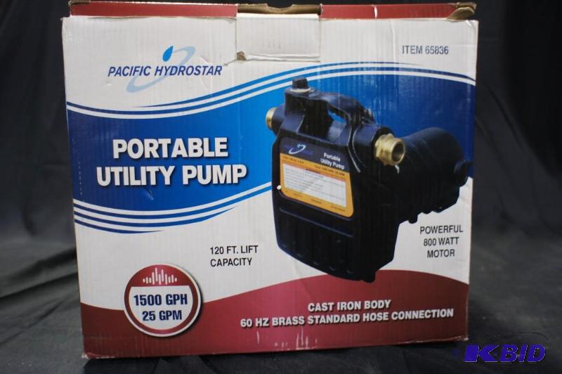 lot 19 image: Pacific Hydrostar Portable Utility Pump - (us...