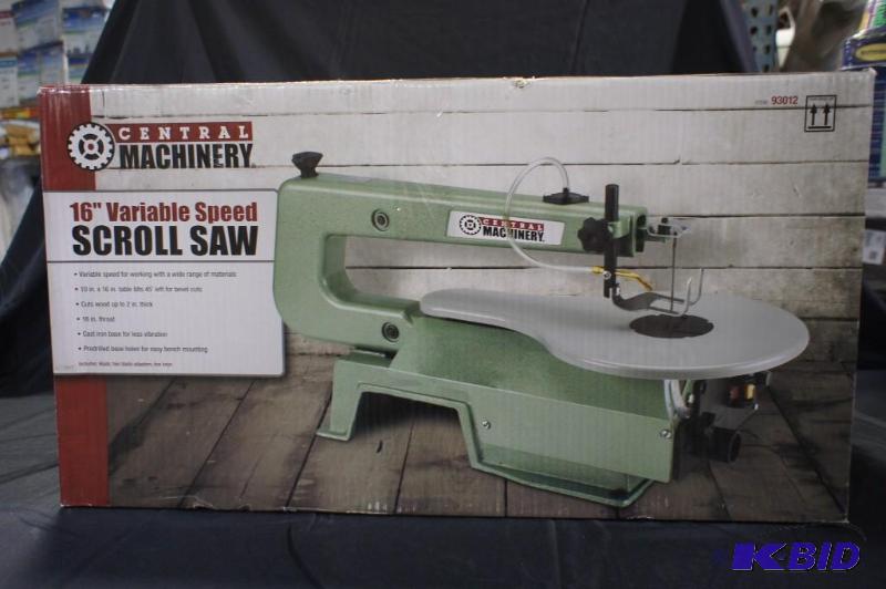 lot 3 image: New Central Machinery 16" Variable Scrol...