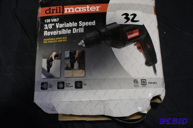 lot 32 image: Drill Master 38" Variable Speed Reversi...