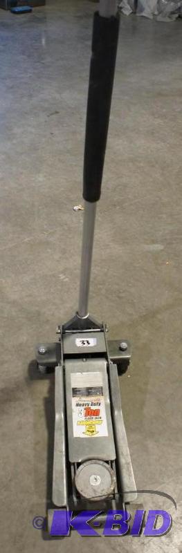 lot 33 image: Pittsburgh Automotive 3 Ton Floor Jack - (use...