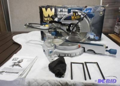 lot 37 image: Wen 10" Compound Miter Saw - Tested  Wo...