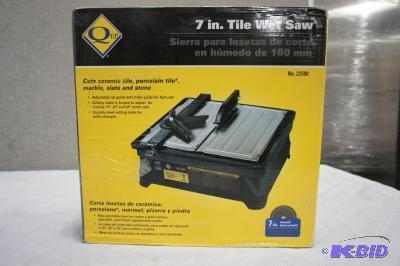 lot 69 image: QEP (Used) 7" Wet Tile Saw - Tested Work...