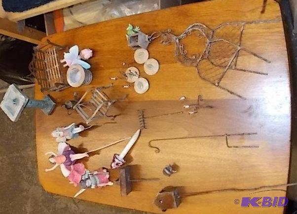 Collection Of Garden Fairies, Furniture, Acce...