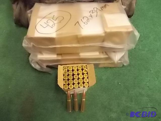 Approximately 425 7.62 x 39 mm (Stamped 13 88...