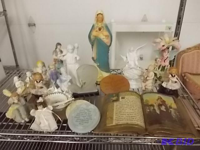Lot Of Religious &amp Angel Figures...