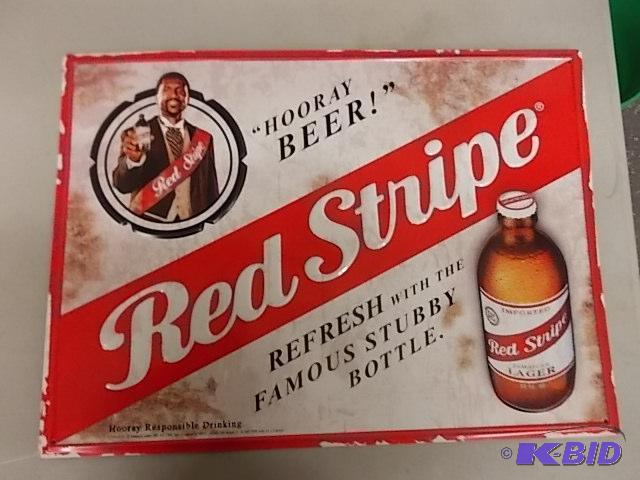 Red Stripe Jamaican Beer Tin Sign 16x22...