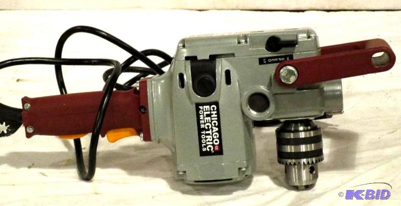 lot 25 image: 12 in. Variable Speed Reversible Right Angle Drill