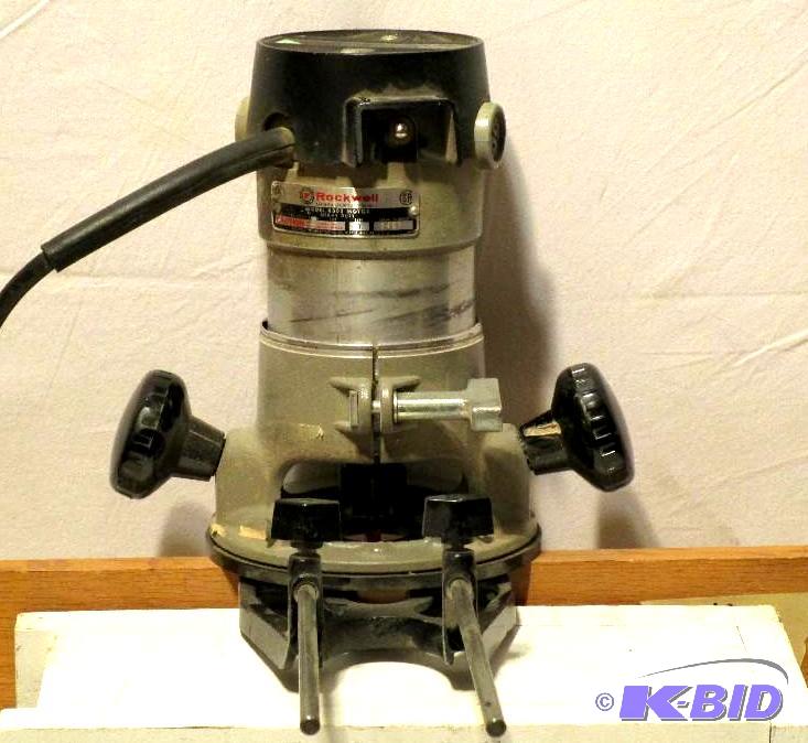 lot 43 image: Rockwell 1hp Heavy Duty Router WBase & Fence