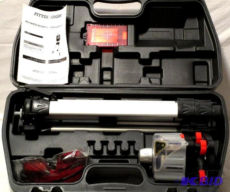 lot 72 image: Motorized Rotary Laser Level Kit