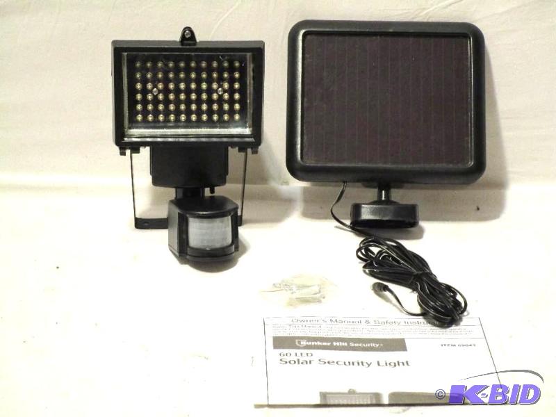 lot 88 image: 60 LED Solar Security Light