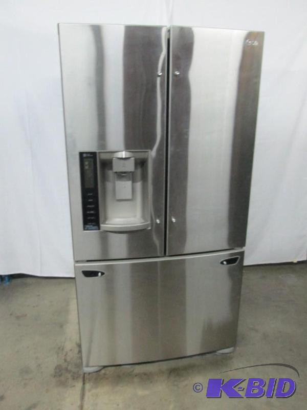 lot 1 image: LG ULTRA-LARGE CAPACITY 3 DOOR FRENCH DOOR REFRIGERATOR WITH SMART COOLING