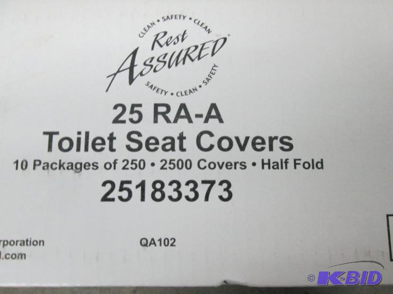 lot 19 image: Rest Assured Toilet Seat Covers