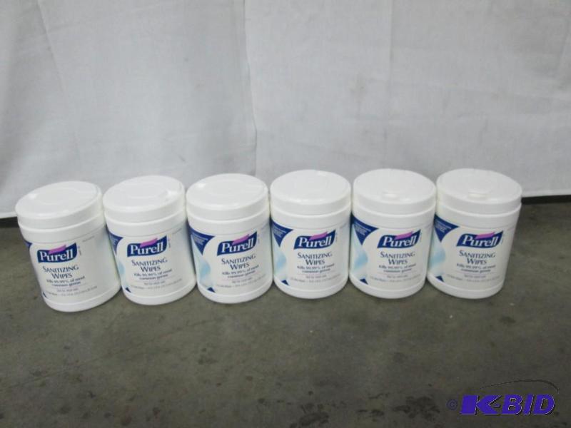 lot 23 image: 6 Purell Sanitizing Wipes