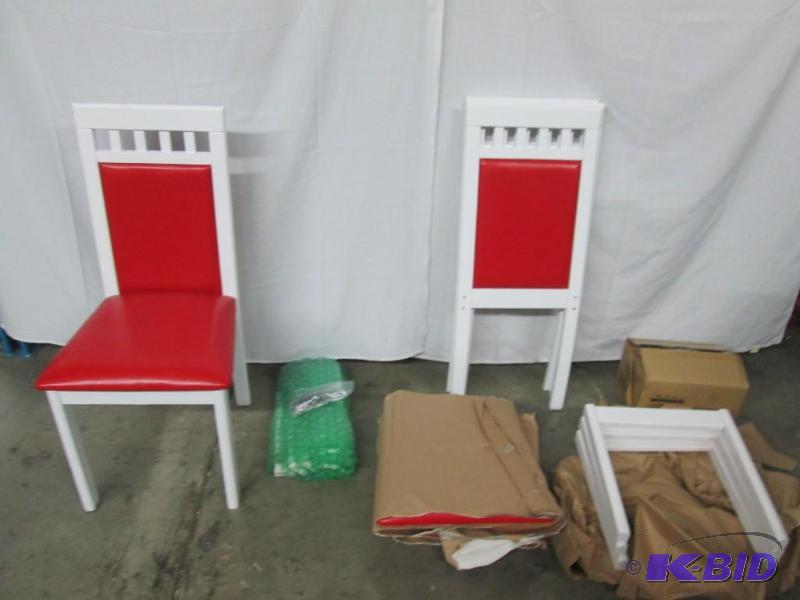 lot 8 image: McLeland Design Stockholm Dining Chairs - Set of 4