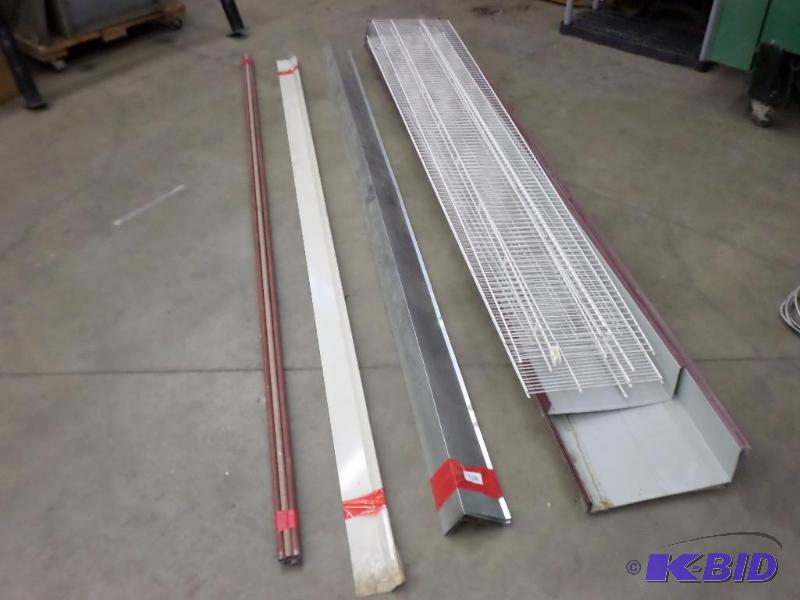 lot 102 image: Lot Of (4) Pieces Of Tan Flashing, (6) Piece...