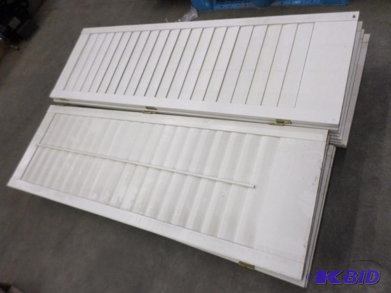 lot 104 image: (5) 48&quotx71" Wooden Bi-Fold Doors...