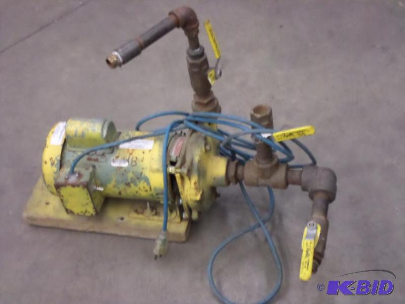 lot 21 image: Franklin 115230Volt Single Phase 1HP Electri...