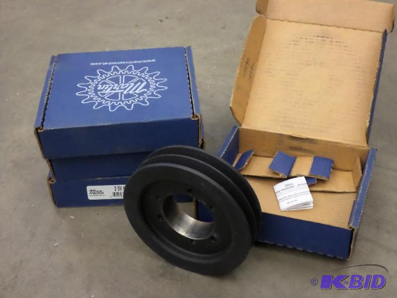 lot 27 image: (4) New Martin 25V670SK Commercial Pulleys...