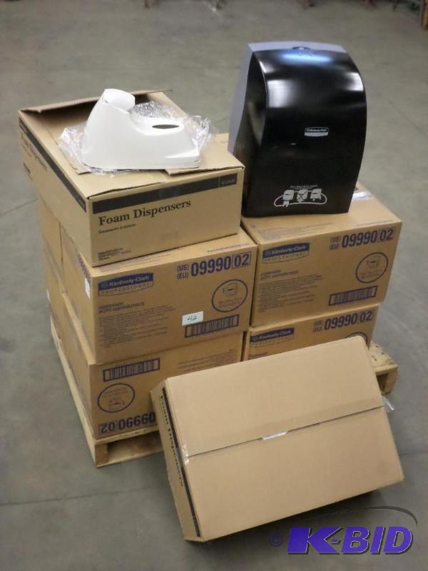 lot 42 image: Lot Of (8) New Kimberly-Clark Hand Towel Disp...