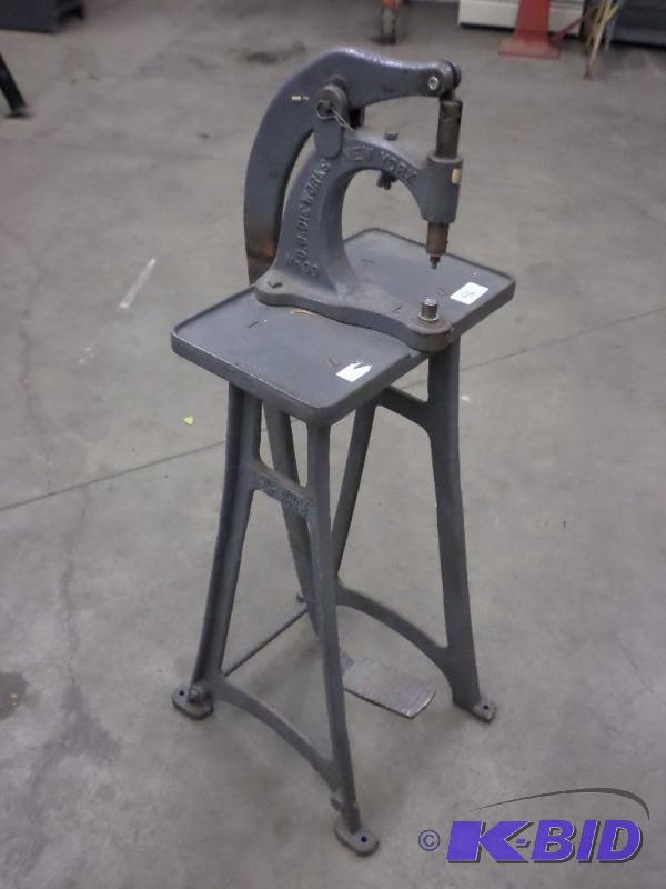 lot 46 image: D.B. Die #39 Industrial Foot-Pedal Control Pr...
