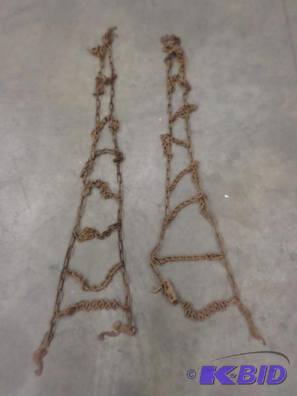 lot 57 image: (1) Set Of ATVUTV Tire Chains...