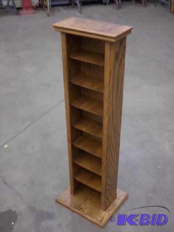 lot 69 image: 48" Oak Display Shelf...