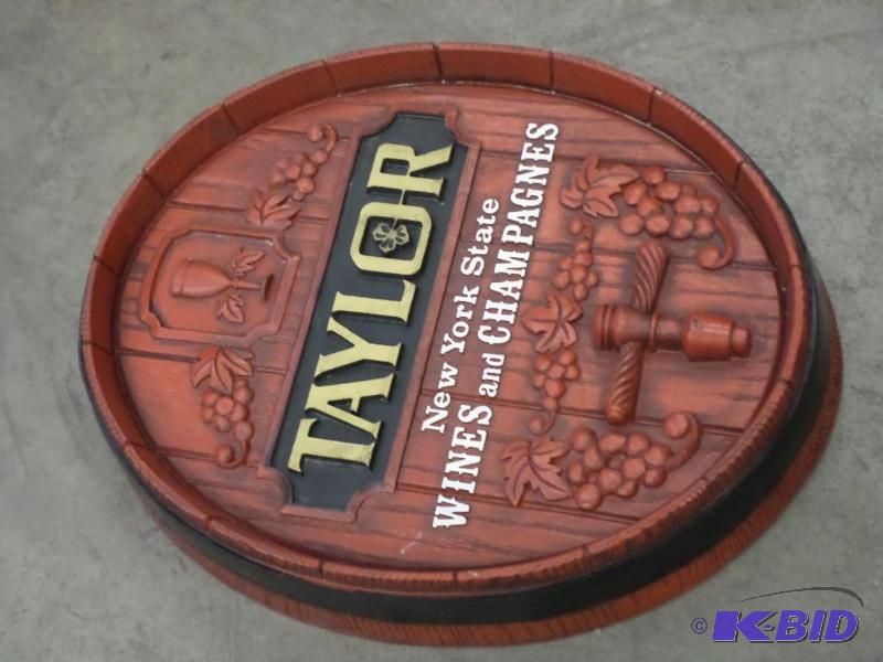 lot 71 image: Taylor Wines & Champagnes Advertisement P...