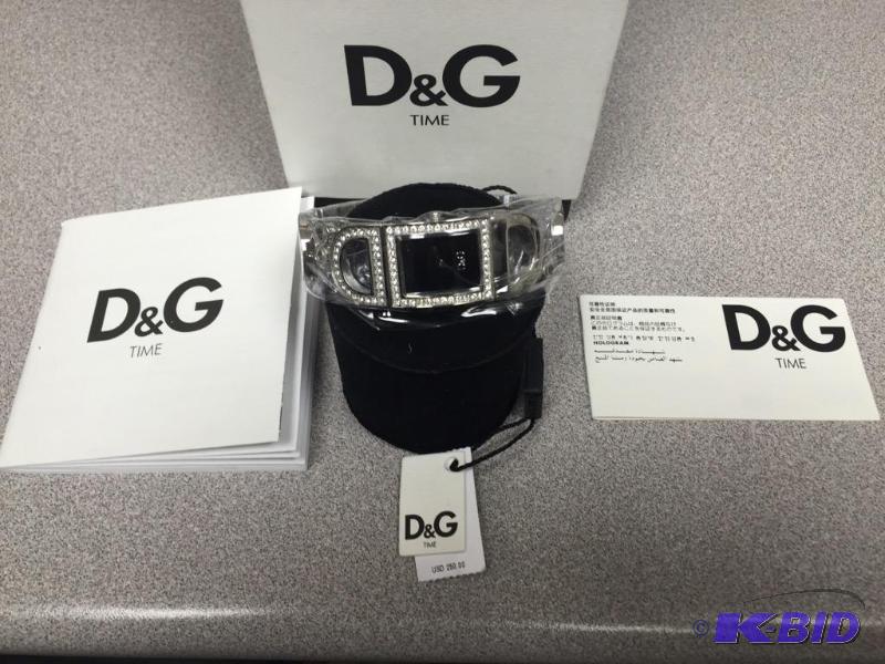 Dolce and Gabbana DW0579 Ladies Watch Stainless Steel Ireland Black Dial Crystal