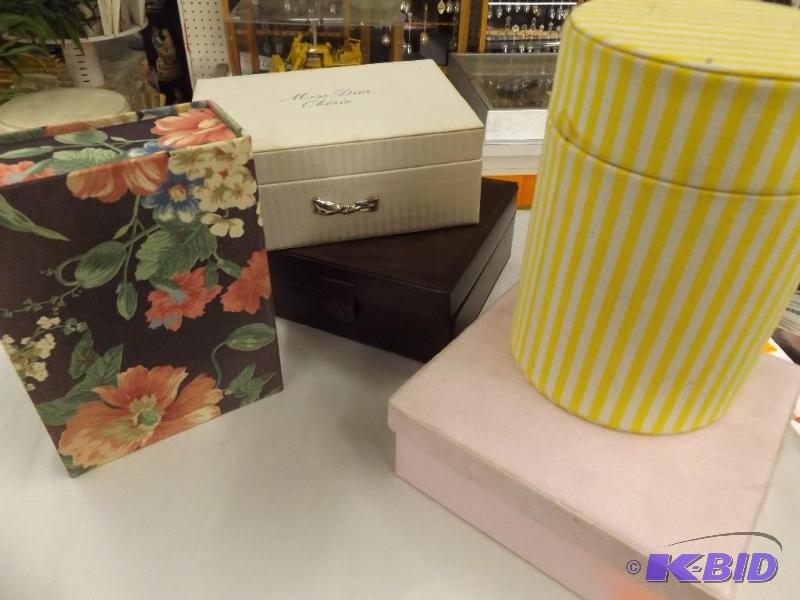 Assortment of Fabric Boxes