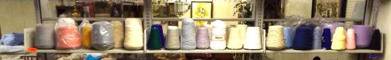 Variety of Yarn Spools