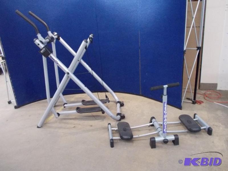 lot 2 image: Gazelle Freestyle Step Machine and Leg Magic