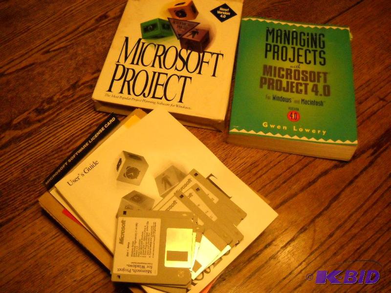 Microsoft Project Software &amp Manual Used...