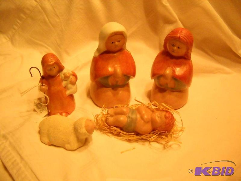 New Terra Cotta Nativity (5 piece set), Made ...