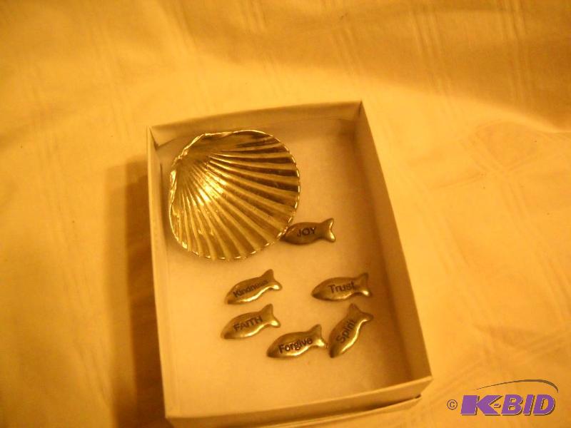 New Silver Plated &quotWish Nest&quot Pewt...
