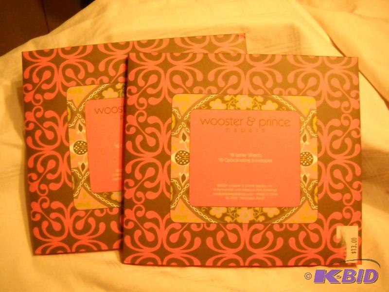 New (2) Wooster &amp Prince Stationary Packs...