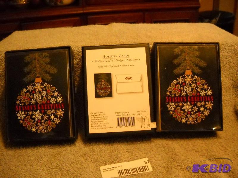 New 3 boxes of Holiday Cards, Qty 20 per box...