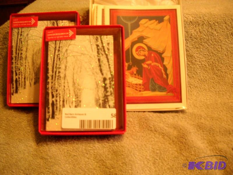 New 3 boxes of Christmas Cards, Total qty 34 ...